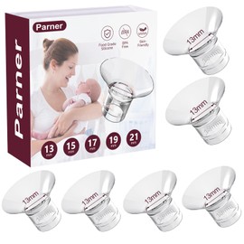 Flange Inserts 13mm for Momcozy S9/S9pro/S10/S12/S12pro/Medela/Tsrete/Spectra/Bellababy etc 24mm Wearable Breast Pump, Reduce 24mm Tunnel Down to Correct Size - 6PCS