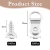 100-Piece Picture Hanging Kit with D Rings & Screws –