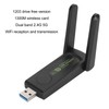 Wireless Network Card Adapter 1300Mbps 2.4G 5G Dual Band High