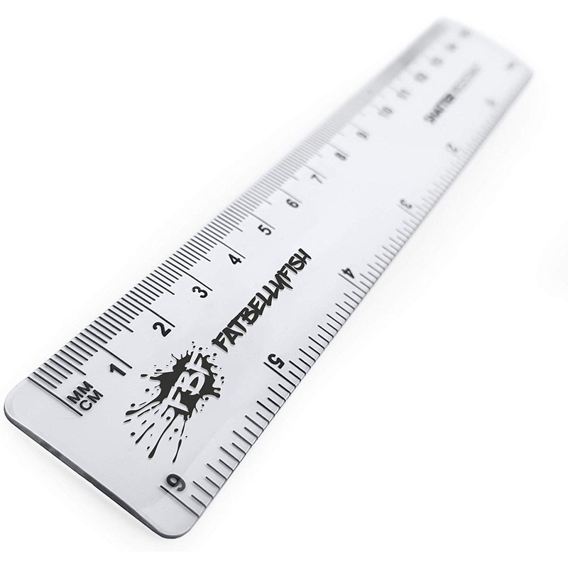 6 Inch / 15cm Transparent Rulers - Shatter Resistant -