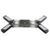 Laptop Cooler Pad Dual Fan Light Emitting Notebook Speaker Foldable