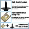 JNNJ Body Sheet Metal Nuts Screws Assortment, Mudguard Screw with