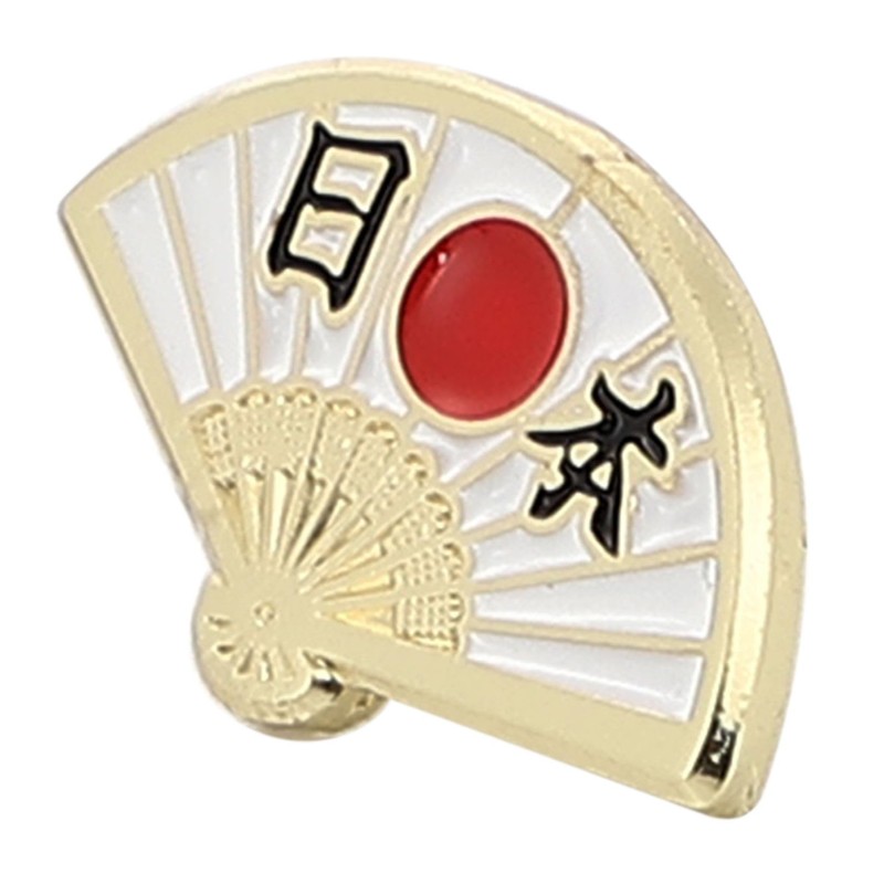 C0088 Japanese Fan Pin Badge Flag Fan Pin Diameter 0.8