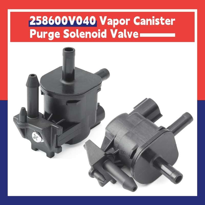 Dusledel 258600V040 Vapor Canister Purge Solenoid Valve Replacement for Toyota
