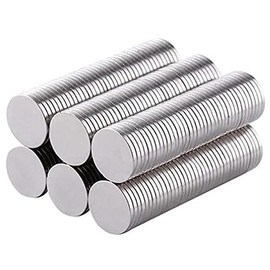 GXHUANG 12x1mm 100pc Disc Round Decorative Refrigerator Magnets Office Magnet for Fridge,Office, Craft, Science Projects, Art