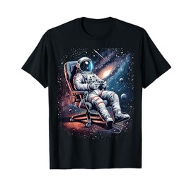 Space Astronaut Gaming System Planets Astronaut Gamer T-Shirt