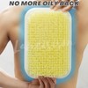 Wall Mounted Back Scrubber, Large Exfoliating Brush with Self Adhesive