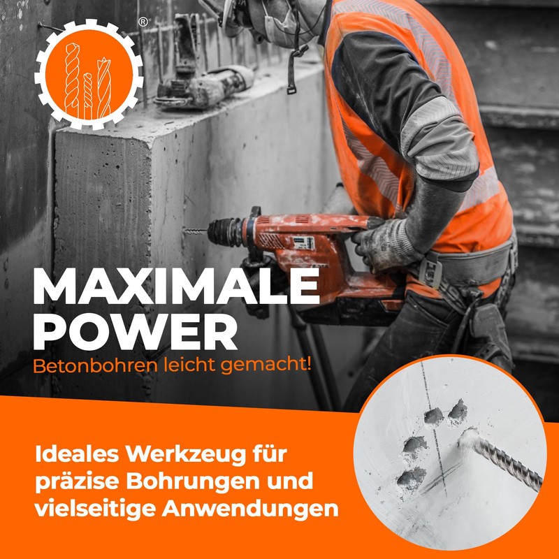 SDS Plus hammer drill bit/masonry drill bit, 4-edged