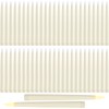 Baquler 50 Pcs 9.7 Inches Flameless Taper Candles Bulk Battery