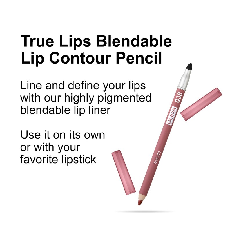 Pupa Milano True Lips Blendable Lip Liner - 038 Rose
