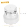 VICASKY 4pcs Portable Airless Pump Lotion Dispenser Refillable Cream Containers