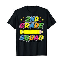 2nd Grade Squad, Teacher & Student Matching, Back To School T-Shirt for Men Women Kids