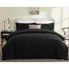 CozyLux King Size Comforter Sets - Black Comforter King Size,