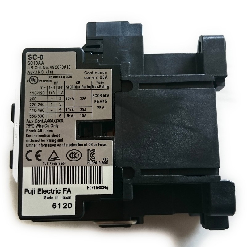 Fuji Electric Equipment Control Fuji Electric Standard Electromagnetic Contactor Without