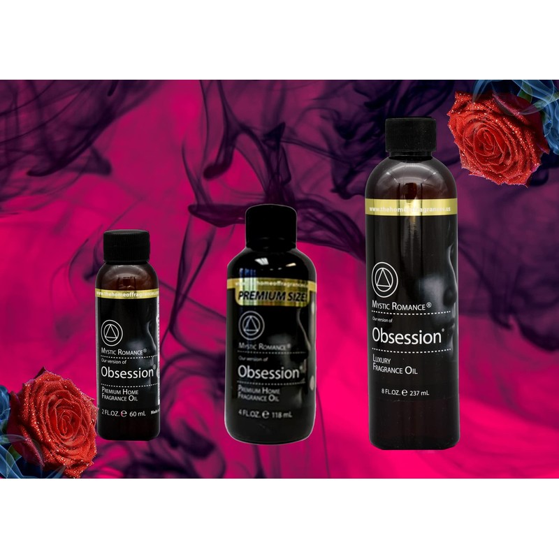  Mystic Romance Premium Scent Oil Set of 3 2oz+4oz+8oz