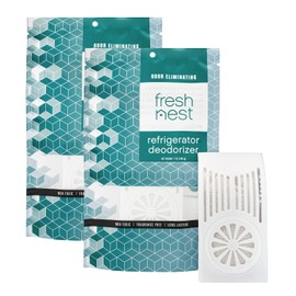 Fresh Nest Refrigerator Deodorizer (2-Pack) - Fridge and Freezer Odor Eliminator