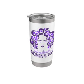 International Women's Day 2025 8 March Power Equity Girls Stainless Steel Insulated Tumbler