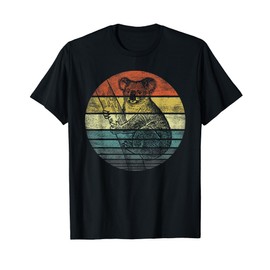 Koala Bear Gifts Retro Sunset Animal Lover Koala Silhouette T-Shirt