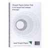 A4 Graph Paper 7mm 0.7cm Squared Jotter Pad, 50 Pages