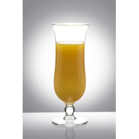AIOS Avenue's Unbreakable Polycarbonate Hurricane Cocktail/Mocktail/Milkshake Glass 400ml. Ideal for kids as safer than glass. Dishwasher safe