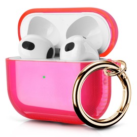 KOREDA Compatible with AirPods 3 2021 3rd Generation Case Cover, Soft Clear TPU Transparent Protective Case with Keychain for AirPod 3, Not Compatible with AirPods Pro 3 2025 and AirPods 4 2024