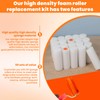 50 Pack 4 Inch Small Foam Paint Rollers, Mini Painting