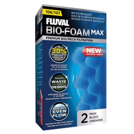 Fluval Bio-Foam Max 106/107, 2 pk