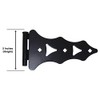 Wood Gate Hinges - Wood Fence Hinge Gate Kit, 8"