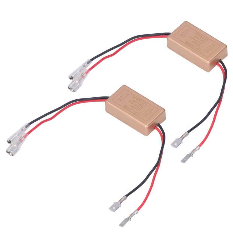 2PCS LED Strobe Controller Car Headlight Signal Light Control Flasher