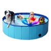 4VWIN Foldable Dog Swimming Pool Pet Large Paddling Pool Puppy