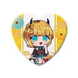 SYNC INNOVATION [Oshiko] [MEM Cho] Heart Shaped Can Badge E