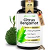 180 x Citrus Bergamot Capsules - 1500 mg Extract per Day (2 Capsules) with 50% Polyphenols High Dose + Piperine for Bioavailability - 3-6 Month Supply of Bergamot Capsules