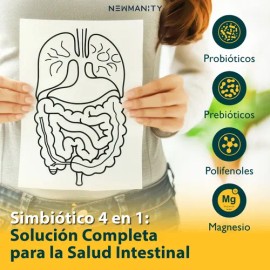 Suplemento en cápsula Newmanity Minerales/Vitaminas de NewBiotics 200 Billones de 120 un