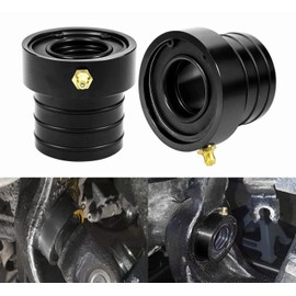 Axle Tube Seal Pair MG21103 Front Outer Axle Seals Dana 30/44 for Jeep JKUR Jeep Wrangler YJ JK TJ XJ ZJ MJ 2PCS-Black