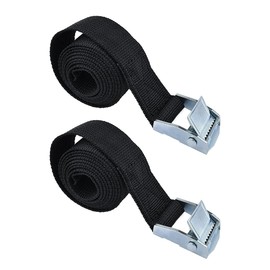 2PCS Lashing Straps with Buckles Adjustable, Up to 600lbs,Tie Down Straps for Motorcycle, Cargo, Trucks,Trailer,Luggage (1" x 3.3')