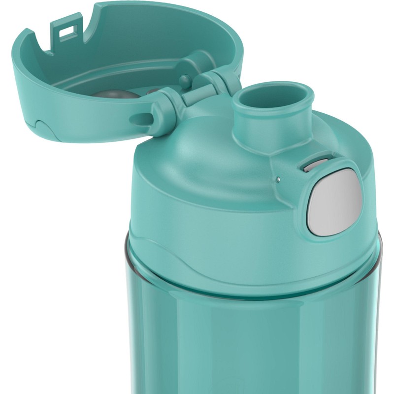 THERMOS FUNTAINER 16 Ounce Plastic Hydration Bottle with Spout, Aqua