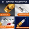 Wire Strippers for Drill, 2024 US Standard 10-14 AWG Wire