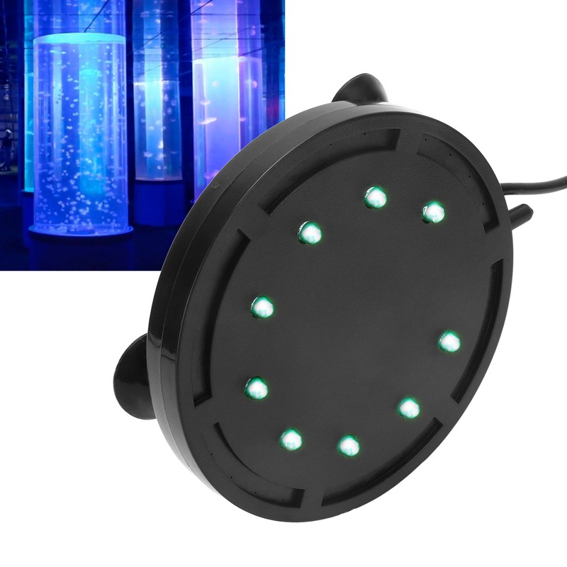 Aquarium LED Air Stone Fish Tank Bubbler Oxygen Diffuser with
