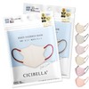 CICIBELLA Shishibela Mask, Non-woven Fabric, 3D Mask, Small, Bicolor Small