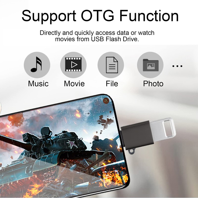 iJiGui USB C to USB 3.2 10Gbps Adapter, USB C