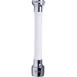 Cornat Tap Hose M22 x 1 IG - Water Saving of up to 50% - With Seal - Suitable for Standard Fittings - White - Brass & Plastic / Tap Extension / Hose Spout / TECWS613