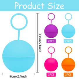 8 Stück Wasserbomben Wiederverwendbar, Wasserbomben Selbstschließend Wiederverwendbar, Wasserbomben Wiederverwendbar für Kinder Erwachsene, Wasserpark, Wasserbomben Silikon für Outdoor Sommerpartys