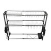 LGXEnzhuo Double-Layer Kitchen Sink Draining Rack Stainless Steel Storage Rack