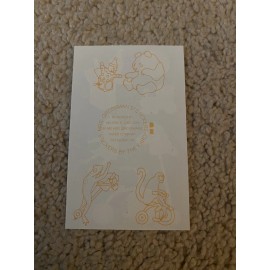 Mrs. Grossman’s Mrs Grossman CHILDRENS TOYS Stickers VINTAGE CHRISTMAS BIRTHDAY GIFTS 2 3x2”