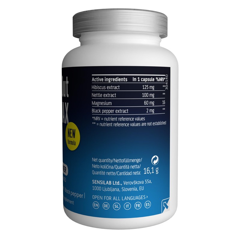 Slimmium WaterOut MAX Kapseln mit Hibiskus, Brennnessel, Magnesium und Extrakt