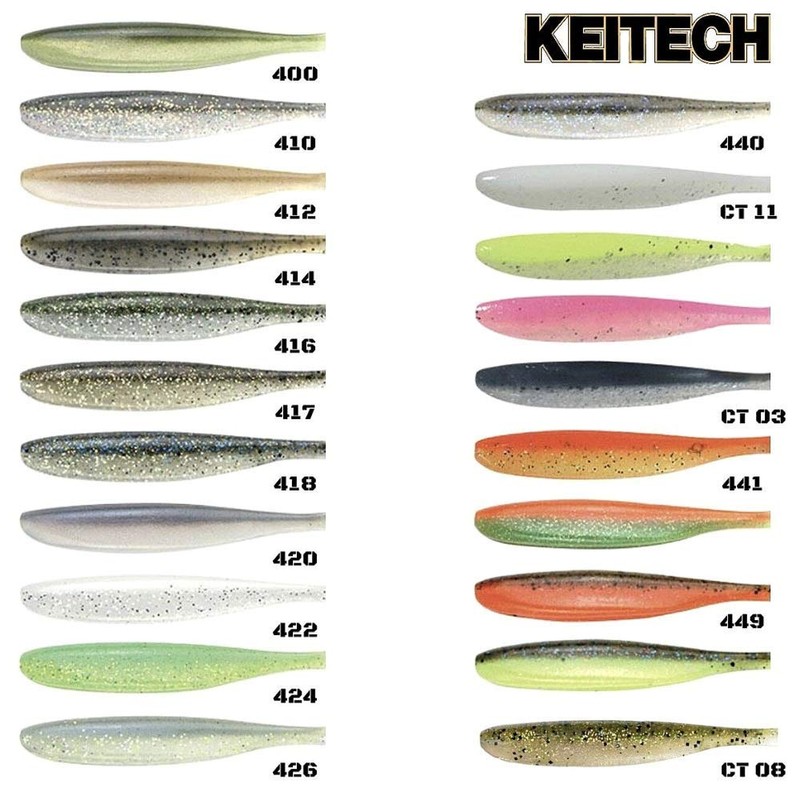 KEITECH Easy Shiner 76 mm, 100 mm, 114 mm, 127