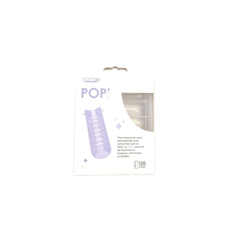Glam'Up Paris - 120 Acrylic Capsules Pop'it - Nail Tips
