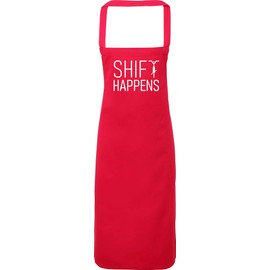 Hippowarehouse Shift happens Bike Apron kitchen cooking painting DIY onesize adult