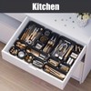 Homhut Drawer Organiser, 18 Pieces, 4 Sizes, Orgenizer Boxes, Dressing