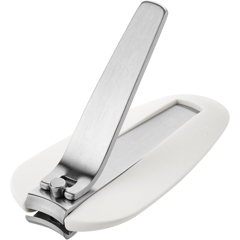 ZWILLING Premium White 65mm Stainless Steel Nail Clippers with Collection